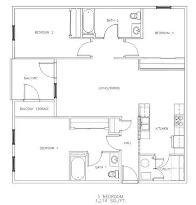 Turtle Creek Apartments Apartment for rent in Mandeville, LA