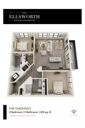 The Ellsworth Apartment for rent in Lafayette, IN