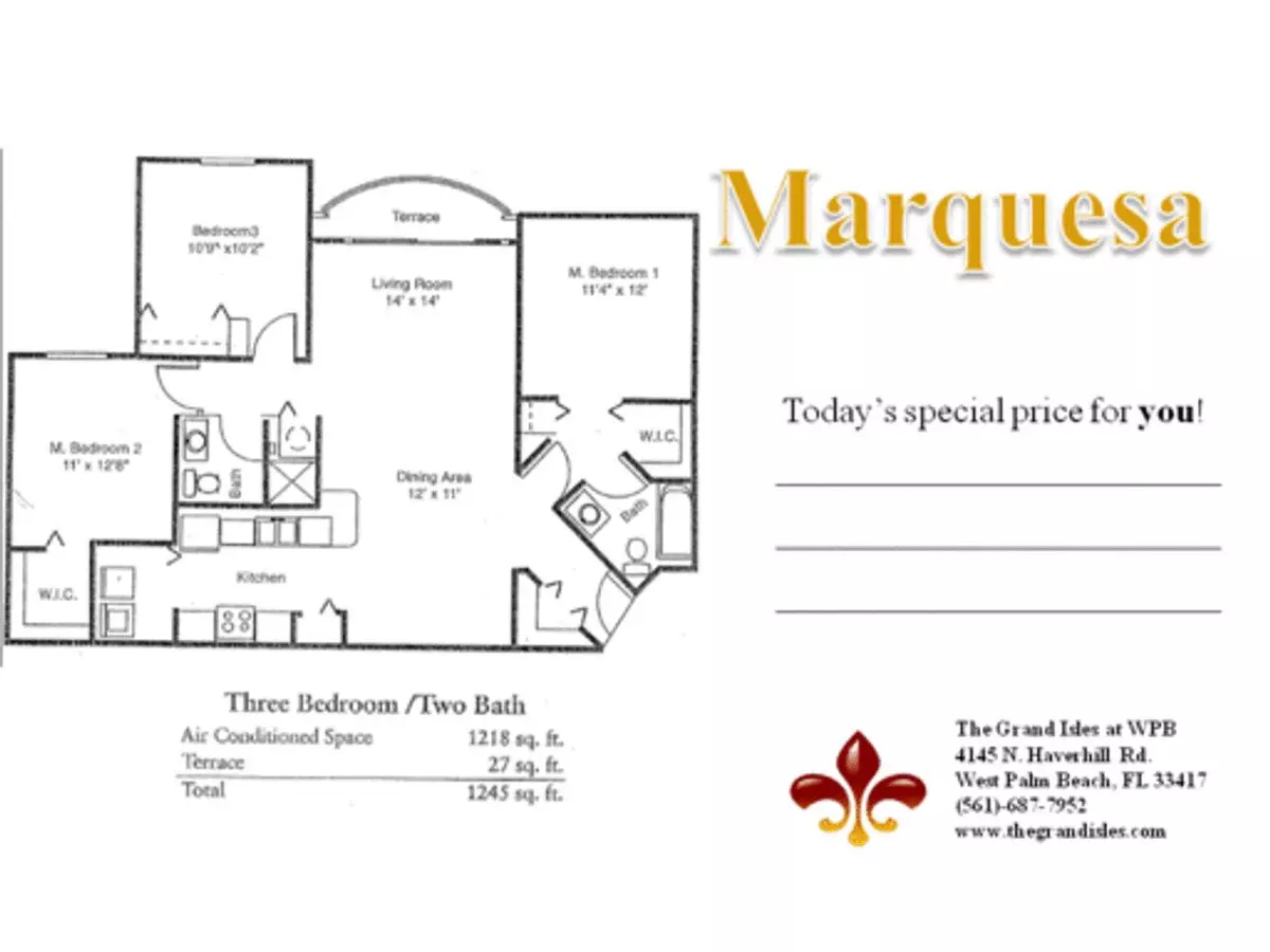 The Grand Isles - Marquesa Apartment for rent in West Palm Beach, FL