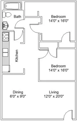 The Acadian Apartments Apartment for rent in Brook Park, OH