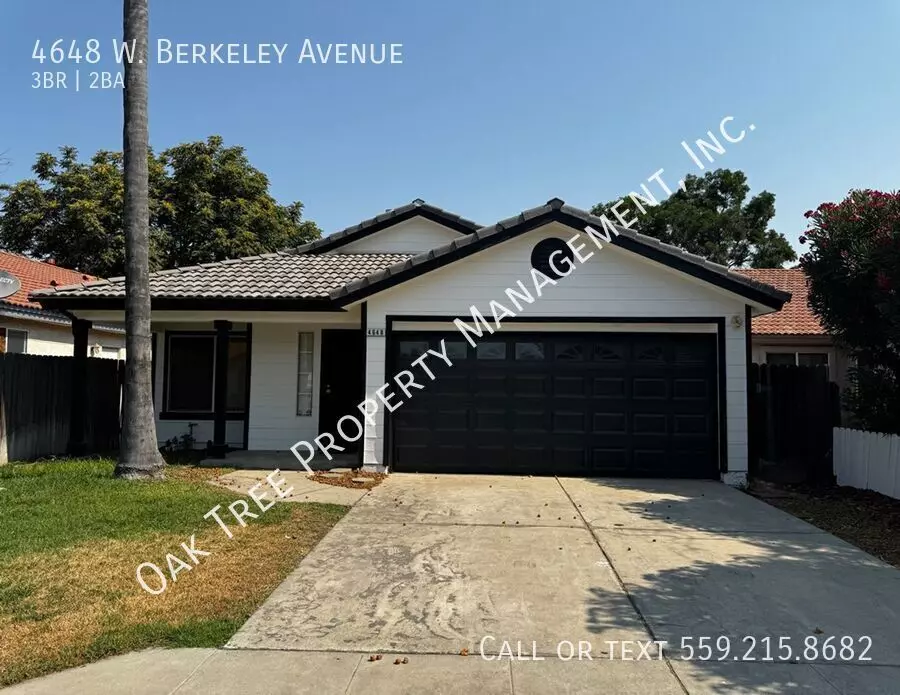 4648 W Berkeley Ave House for rent in Fresno, CA