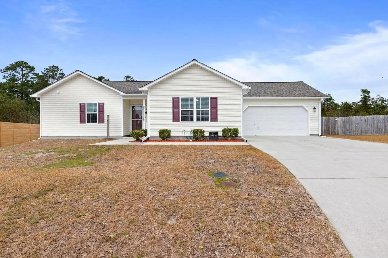Ranch With Fenced Yard In Swansboro Hs District! House for rent in Hubert, NC