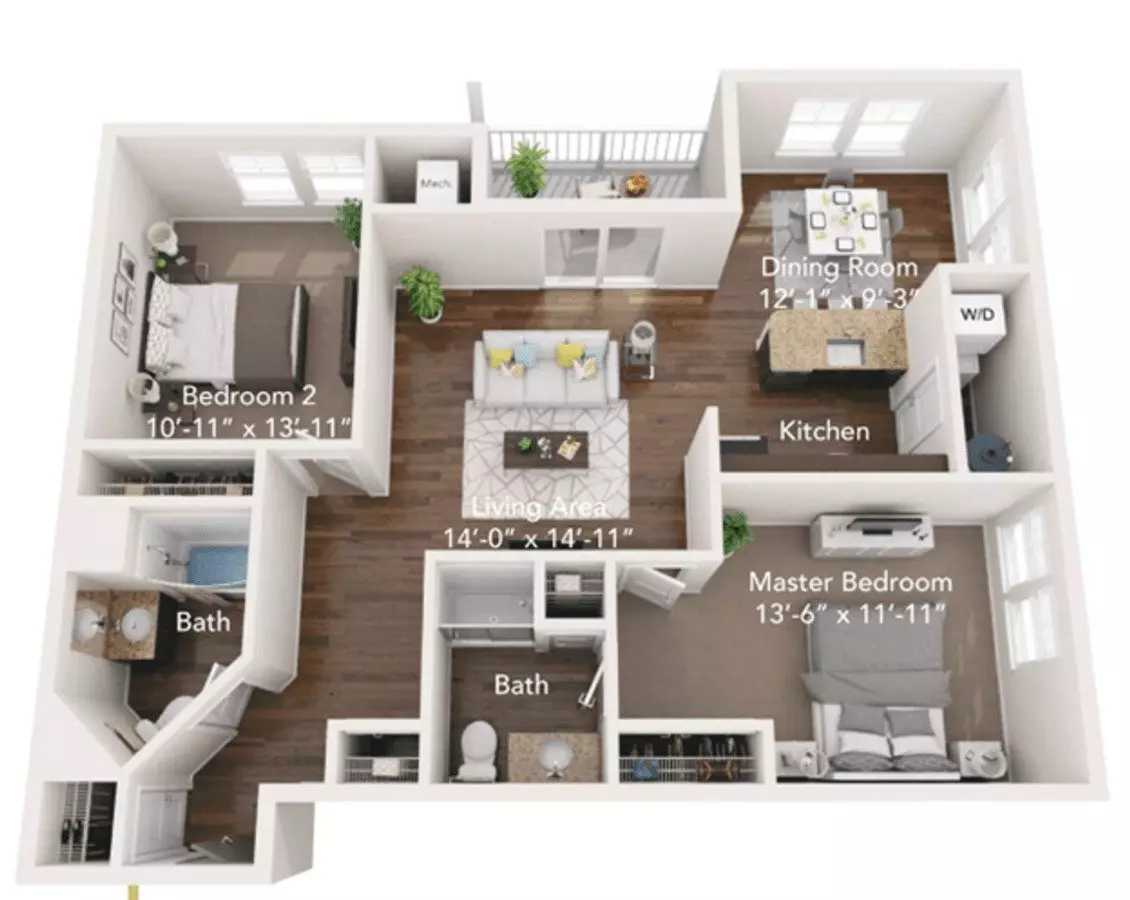 2 of 2 3940 - 4515 Marlowe, Llc Apartment for rent in St Charles, IL