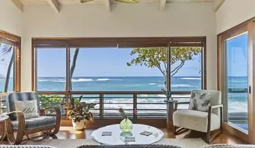 4 of 49 Maluhia Beach House: Private Beachfront Getaway W/ Lanai & Ocean Views House for rent in Haleiwa, HI