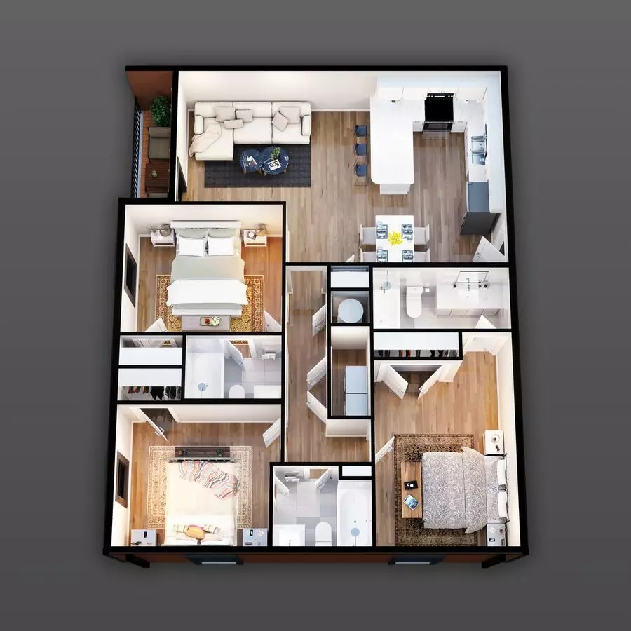 2 of 3 707 Baytree Apartments Apartment for rent in Valdosta, GA