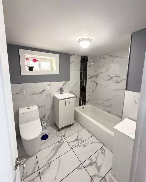 This Well-maintained Basement Unit Features A Renovated Bathroom, Ampl House for rent in Jersey City, NJ