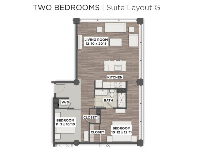 2 Bedrooms 1 Bathroom Apartment for rent at The Julian in Columbus, OH