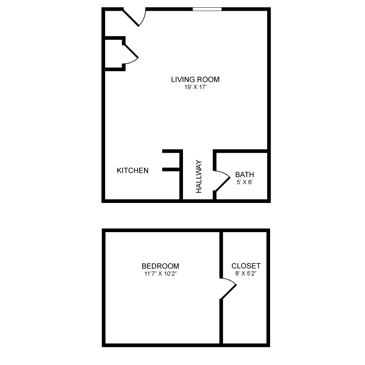 1 Bedroom 1 Bathroom Apartment for rent at Bradford Village in Bradford, VT