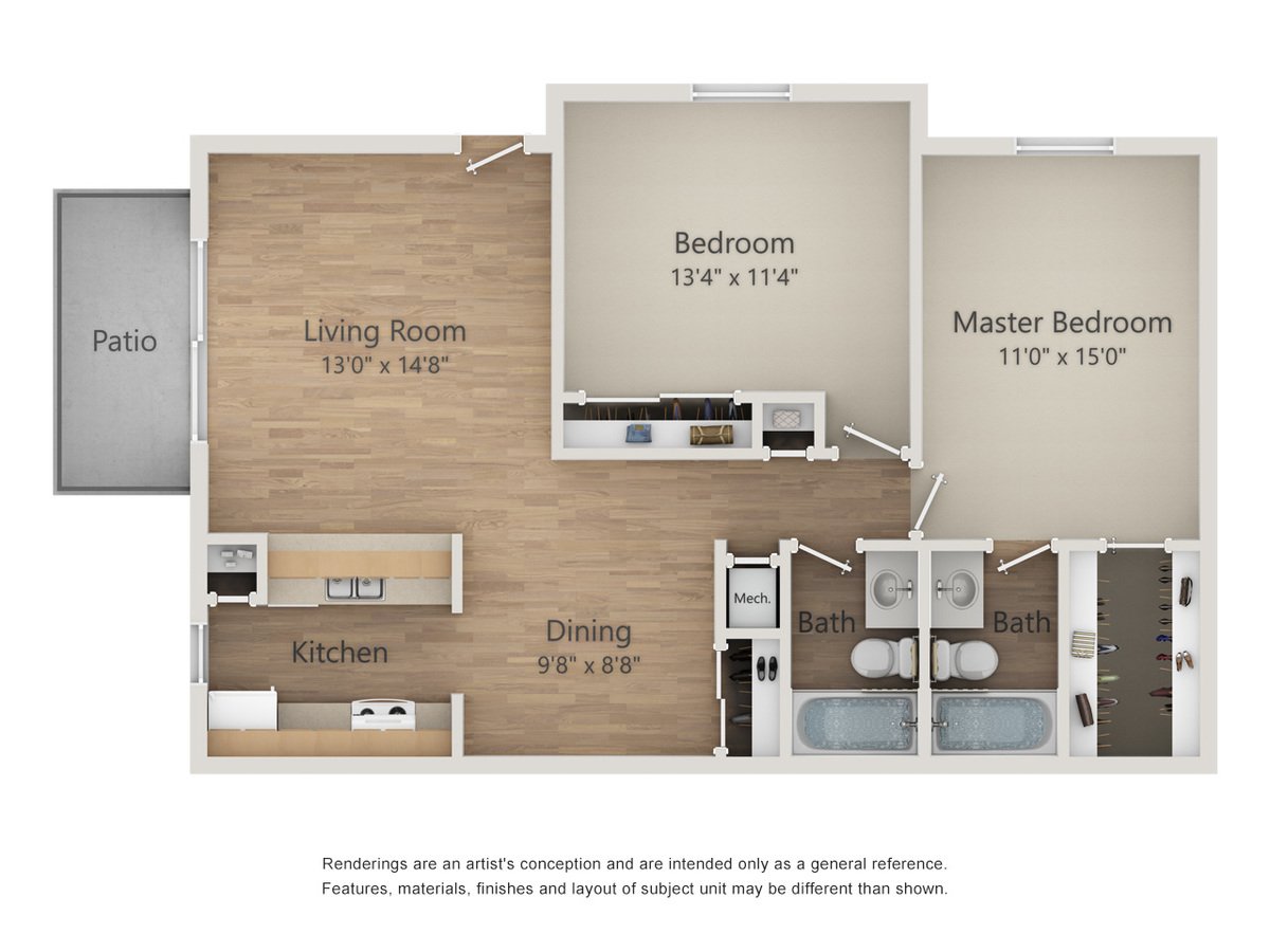 2 Bedrooms 2 Bathrooms Apartment for rent at Woodway Apartments in San Antonio, TX