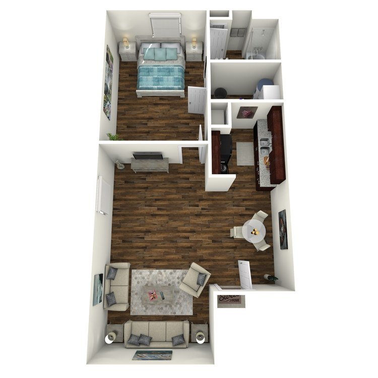 1 Bedroom 1 Bathroom Apartment for rent at Residence At Garden Oaks in Houston, TX