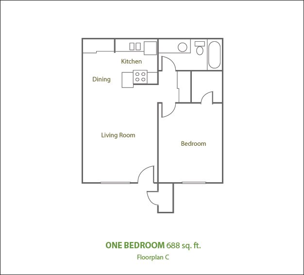 1 Bedroom 1 Bathroom Apartment for rent at Sierra Pines Apartments in Phoenix, AZ
