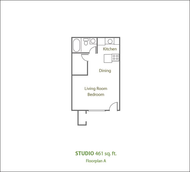 Studio 1 Bathroom Apartment for rent at Sierra Pines Apartments in Phoenix, AZ