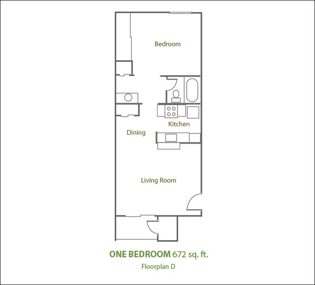 1 Bedroom 1 Bathroom Apartment for rent at Sierra Pines Apartments in Phoenix, AZ