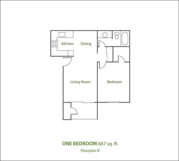 1 Bedroom 1 Bathroom Apartment for rent at Sierra Pines Apartments in Phoenix, AZ