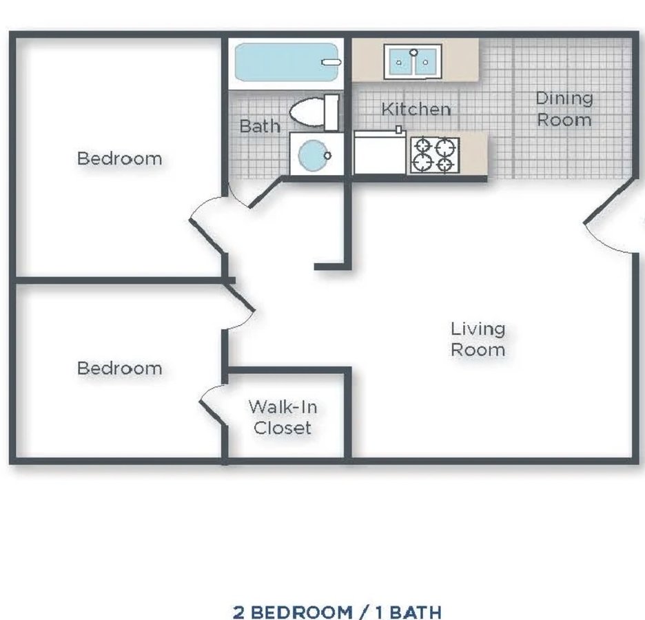 2 Bedrooms 1 Bathroom Apartment for rent at 2025 West in Phoenix, AZ