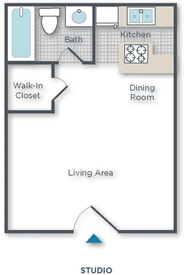 Studio 1 Bathroom Apartment for rent at 2025 West in Phoenix, AZ