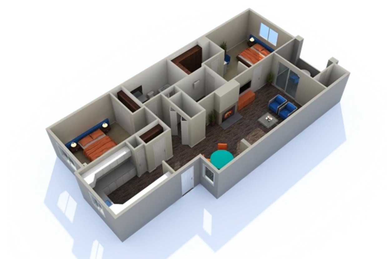2 Bedrooms 2 Bathrooms Apartment for rent at Carlyle At South Mountain Apartments in Phoenix, AZ