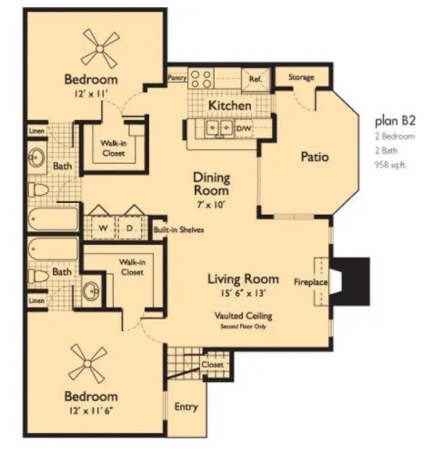 2 Bedrooms 2 Bathrooms Apartment for rent at Serafina At South Mountain in Phoenix, AZ