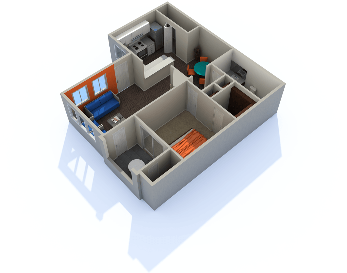 1 Bedroom 1 Bathroom Apartment for rent at Carlyle at South Mountain Apartments in Phoenix, AZ