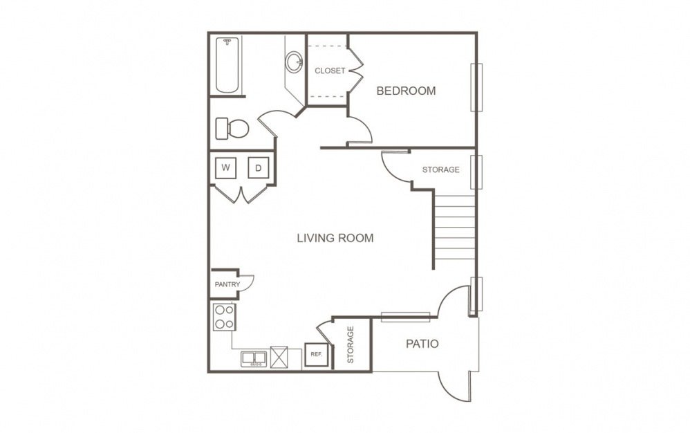 3 Bedrooms 2 Bathrooms Apartment for rent at Fountains At Tidwell in Houston, TX