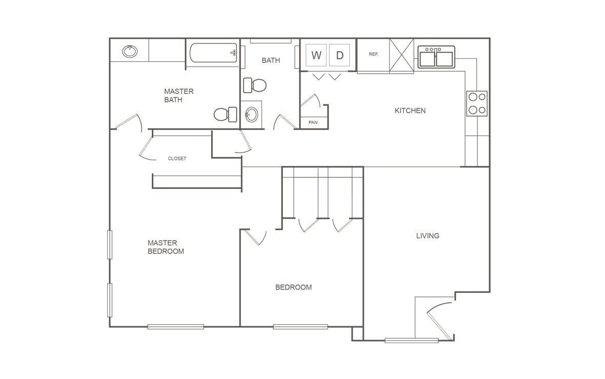 2 Bedrooms 2 Bathrooms Apartment for rent at Magnolia Estates in Houston, TX