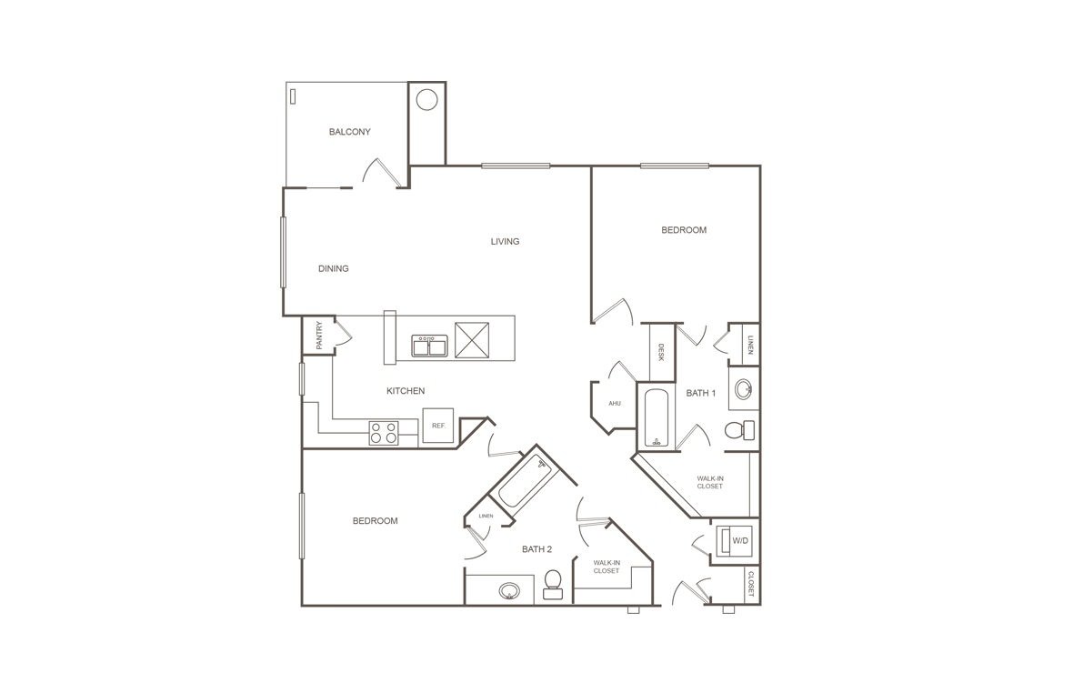 2 Bedrooms 2 Bathrooms Apartment for rent at Orchard At Westchase in Houston, TX