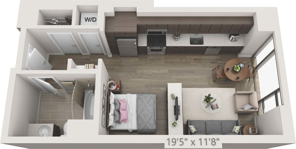 Studio 1 Bathroom Apartment for rent at 150 Van Ness in San Francisco, CA