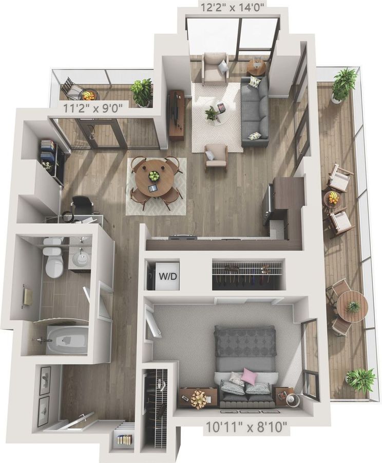 1 Bedroom 1 Bathroom Apartment for rent at 150 Van Ness in San Francisco, CA