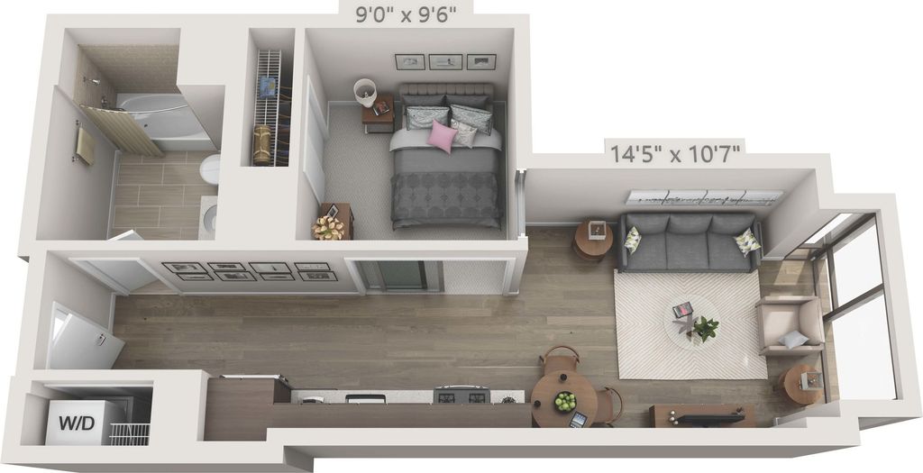1 Bedroom 1 Bathroom Apartment for rent at 150 Van Ness in San Francisco, CA