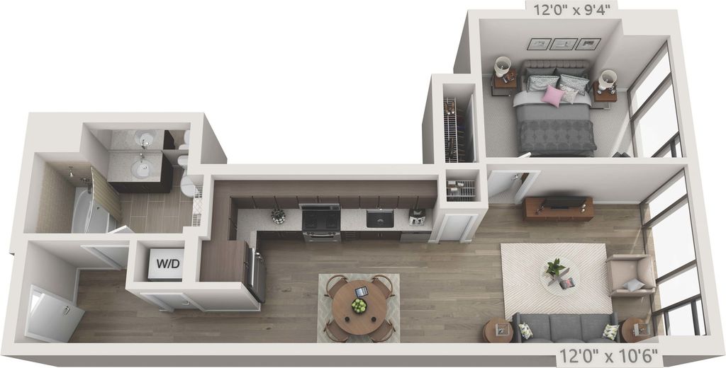 1 Bedroom 1 Bathroom Apartment for rent at 150 Van Ness in San Francisco, CA