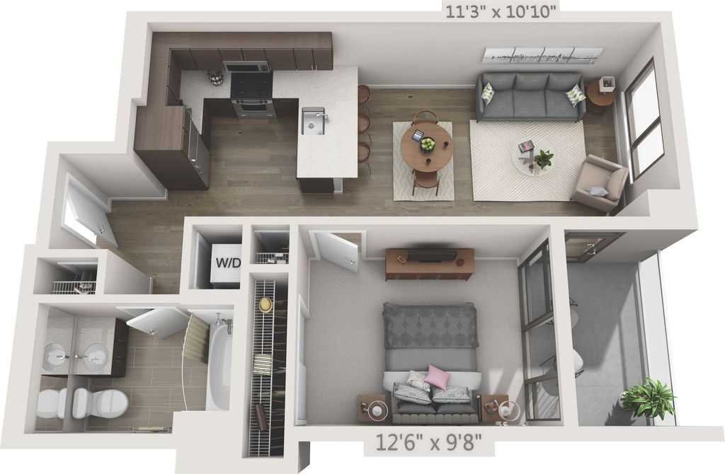 1 Bedroom 1 Bathroom Apartment for rent at 150 Van Ness in San Francisco, CA