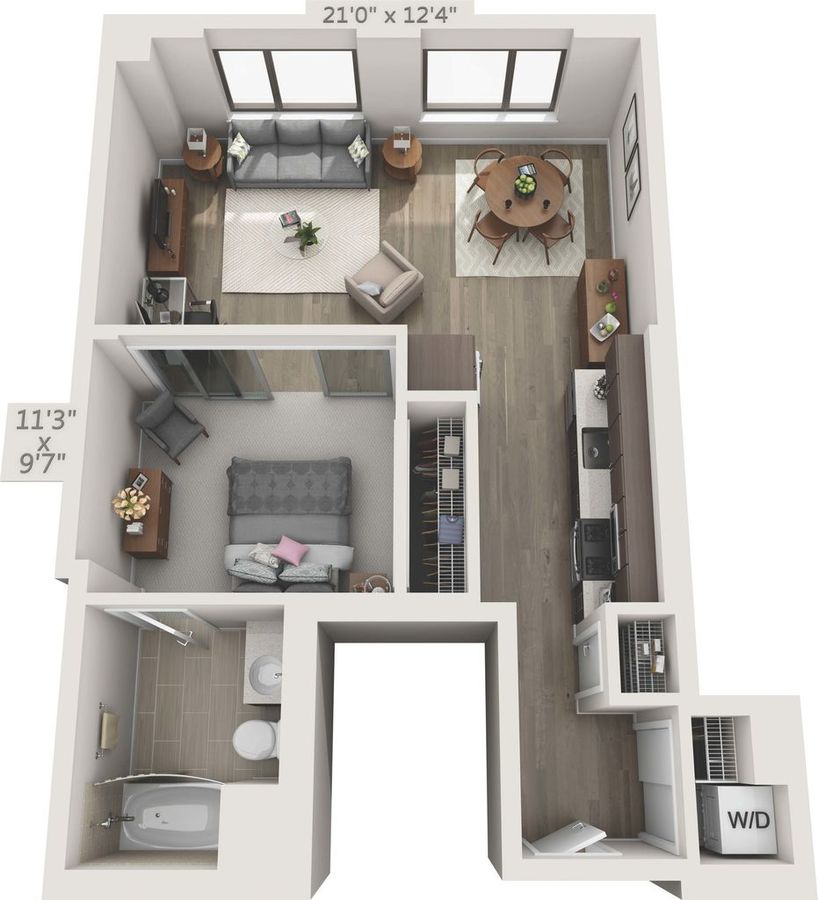 1 Bedroom 1 Bathroom Apartment for rent at 150 Van Ness in San Francisco, CA