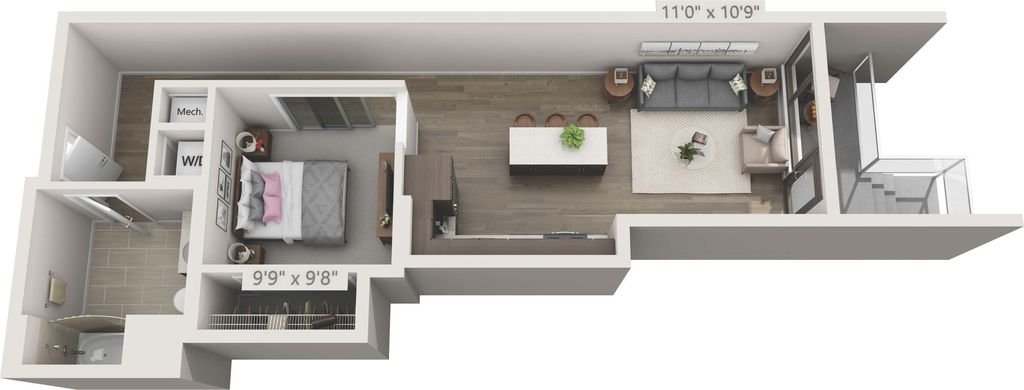 1 Bedroom 1 Bathroom Apartment for rent at 150 Van Ness in San Francisco, CA