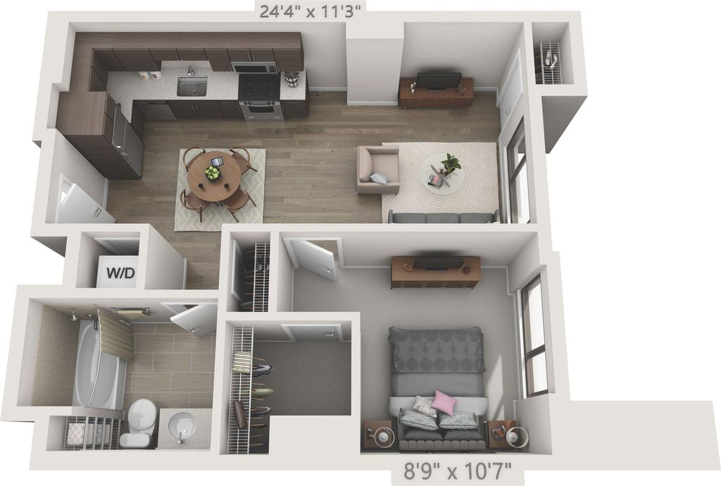 1 Bedroom 1 Bathroom Apartment for rent at 150 Van Ness in San Francisco, CA