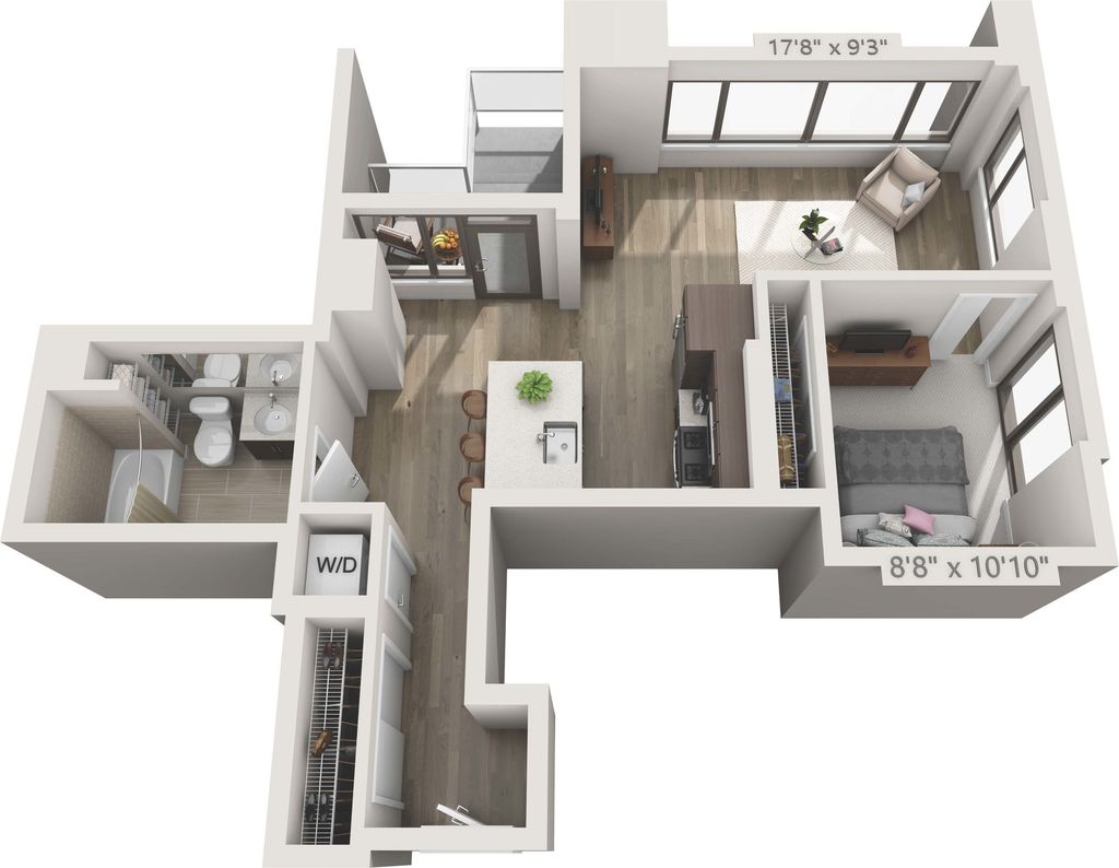 1 Bedroom 1 Bathroom Apartment for rent at 150 Van Ness in San Francisco, CA