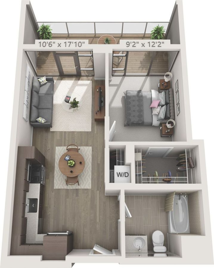 1 Bedroom 1 Bathroom Apartment for rent at 150 Van Ness in San Francisco, CA
