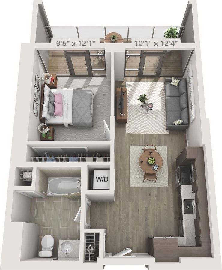 1 Bedroom 1 Bathroom Apartment for rent at 150 Van Ness in San Francisco, CA