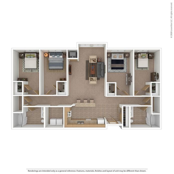 4 Bedrooms 2 Bathrooms Apartment for rent at University Village in Minneapolis, MN