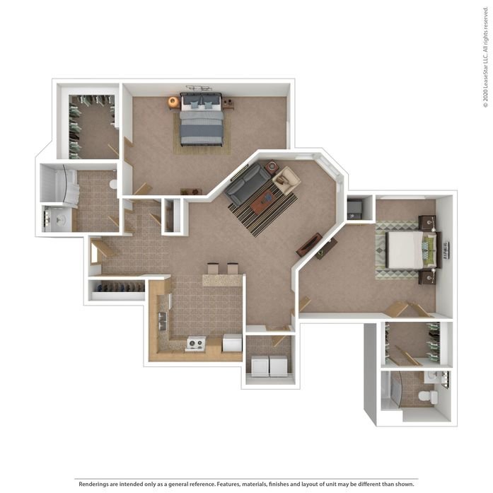 2 Bedrooms 2 Bathrooms Apartment for rent at University Village in Minneapolis, MN
