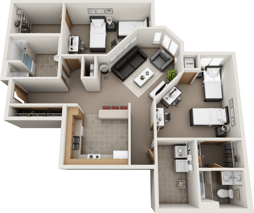 2 Bedrooms 2 Bathrooms Apartment for rent at University Village in Minneapolis, MN