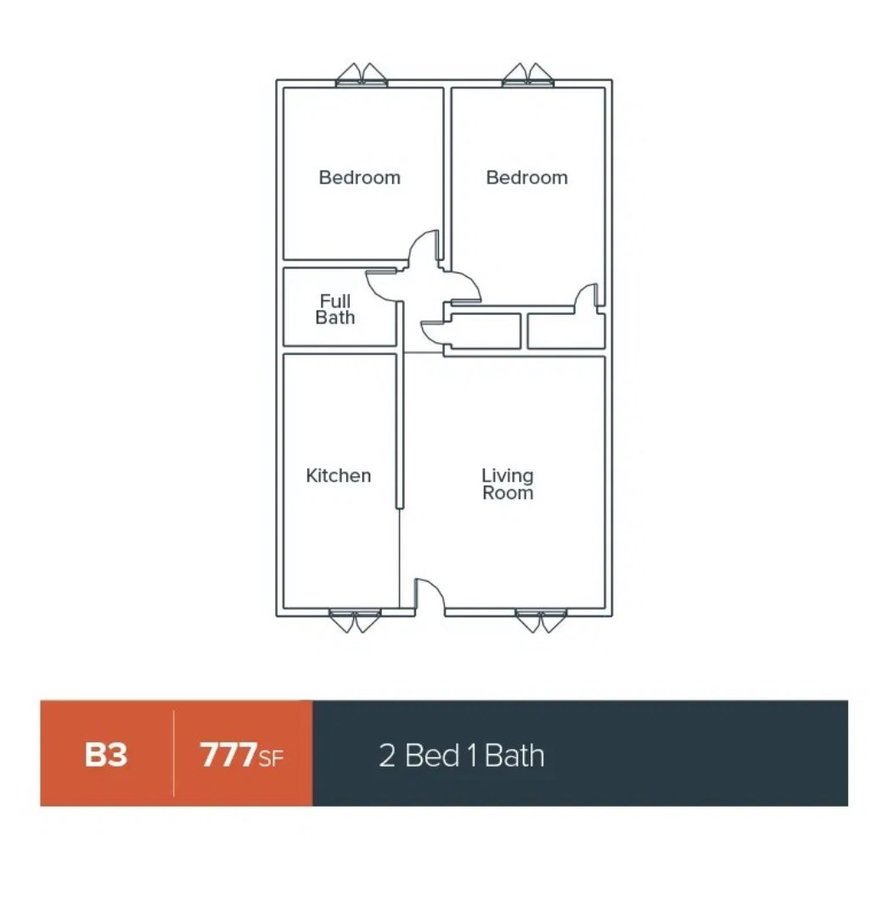 2 Bedrooms 1 Bathroom Apartment for rent at The Loop At 2755 in Dallas, TX