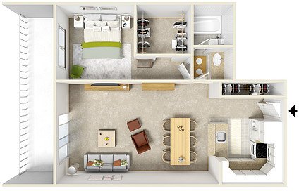 1 Bedroom 1 Bathroom Apartment for rent at Lakewood Apartments At Lake Merced in San Francisco, CA