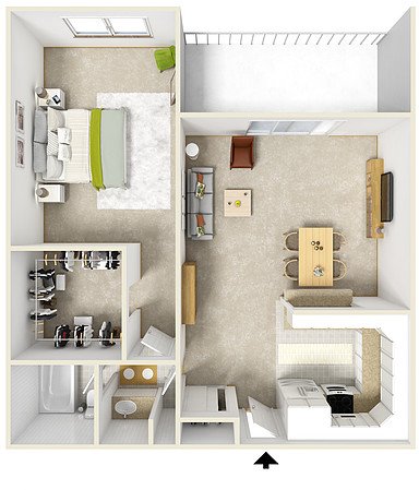 Studio 1 Bathroom Apartment for rent at Lakewood Apartments At Lake Merced in San Francisco, CA