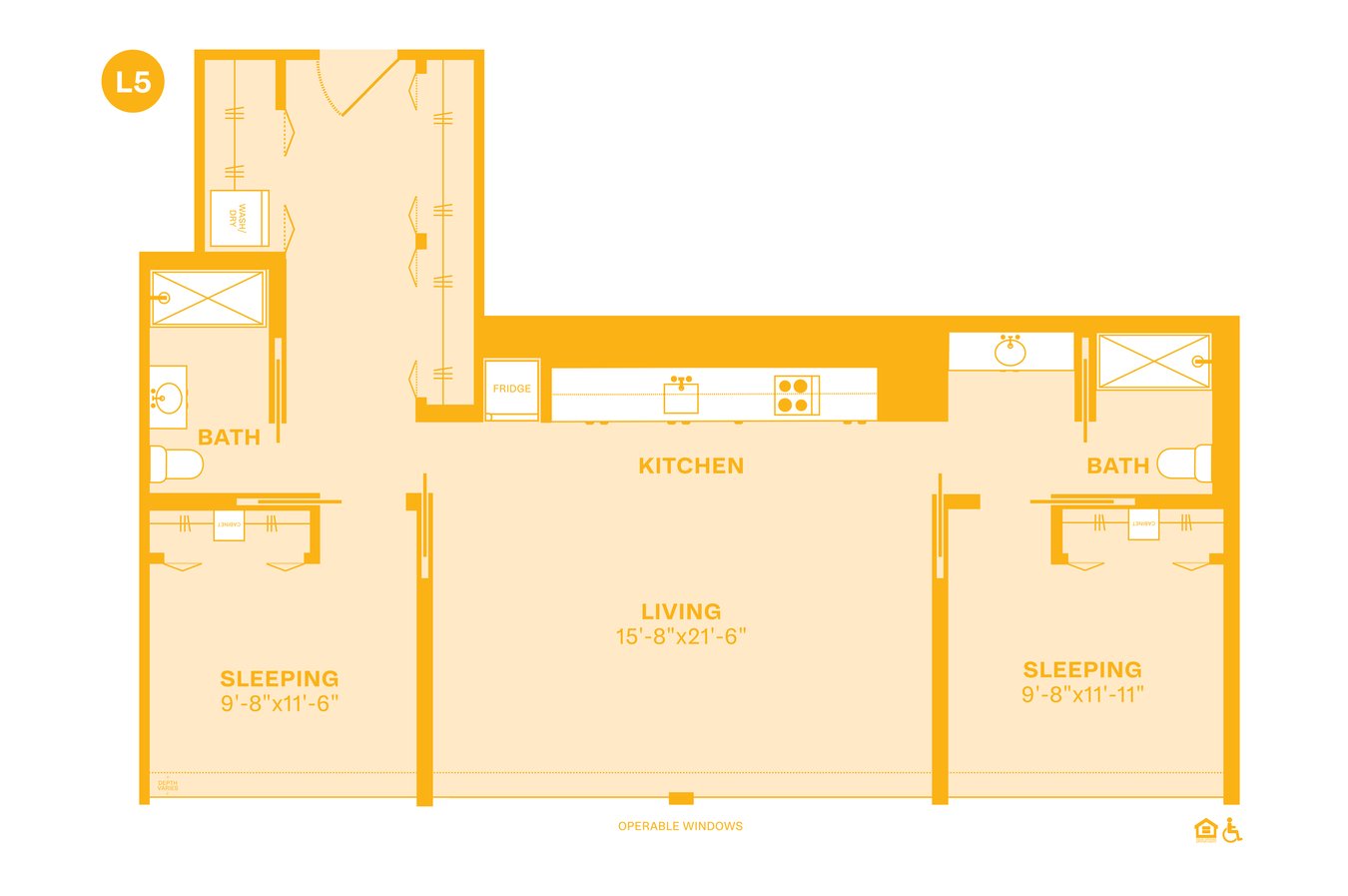 2 Bedrooms 2 Bathrooms Apartment for rent at Harrison Urby in Harrison, NJ