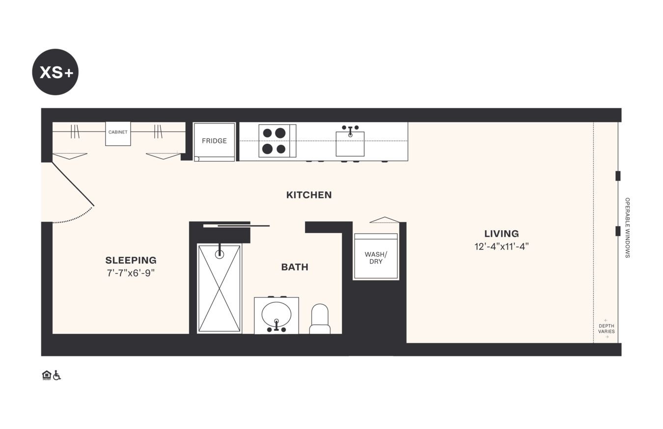 Studio 1 Bathroom Apartment for rent at Harrison Urby in Harrison, NJ