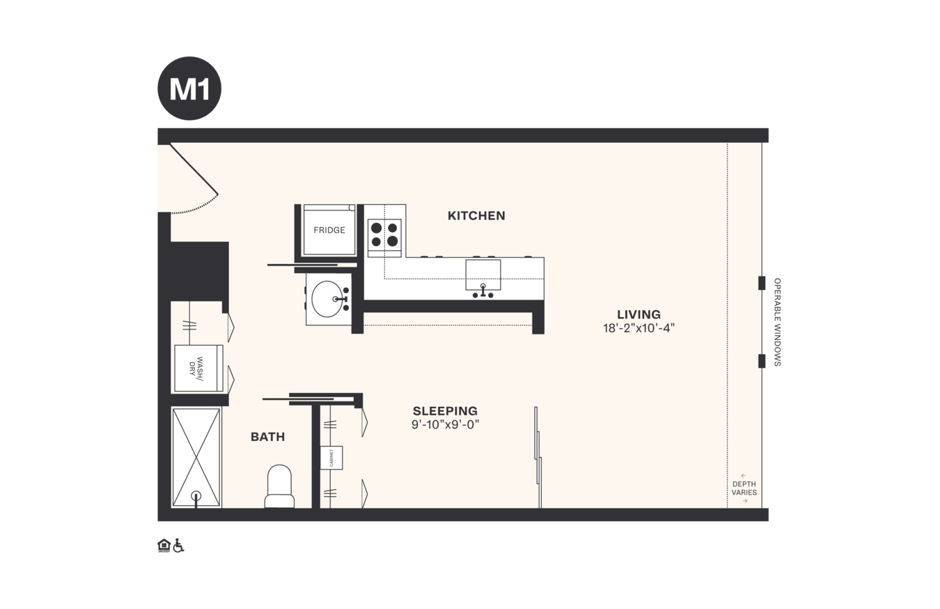 1 Bedroom 1 Bathroom Apartment for rent at Harrison Urby in Harrison, NJ