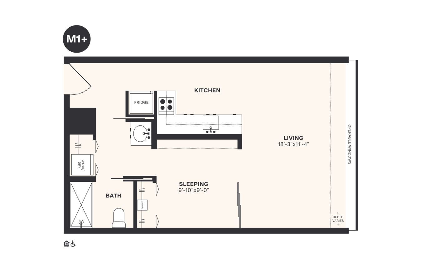 1 Bedroom 1 Bathroom Apartment for rent at Harrison Urby in Harrison, NJ