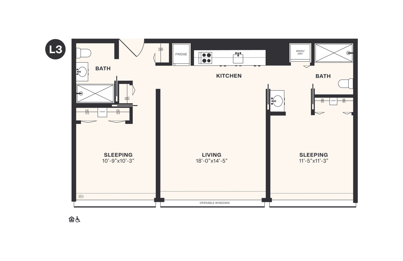 2 Bedrooms 2 Bathrooms Apartment for rent at Harrison Urby in Harrison, NJ