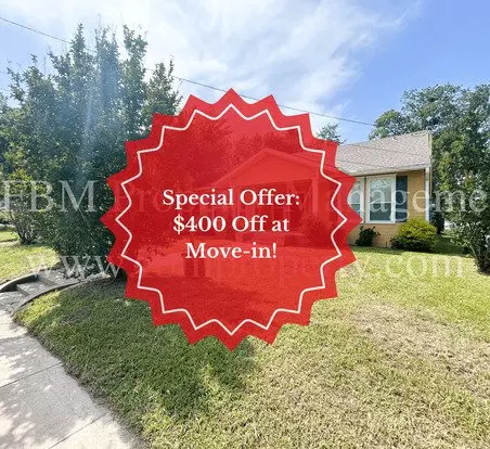 1500 Elmwood - Stunning 3 Bedroom, 2 Bathroom Home In Corsicana, Tx! Special Offer: $400 Off At Move-in! Apartment for rent in Corsicana, TX