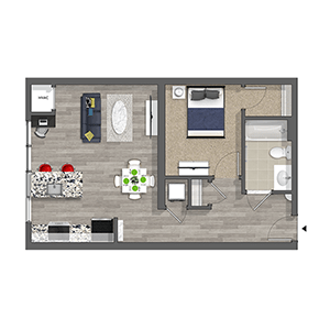 1 Bedroom 1 Bathroom Apartment for rent at The Hub At 31 Brewerytown in Philadelphia, PA